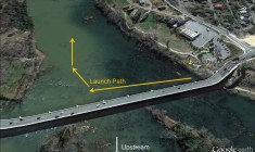West Columbia Riverwalk Access Altered (Google Earth)